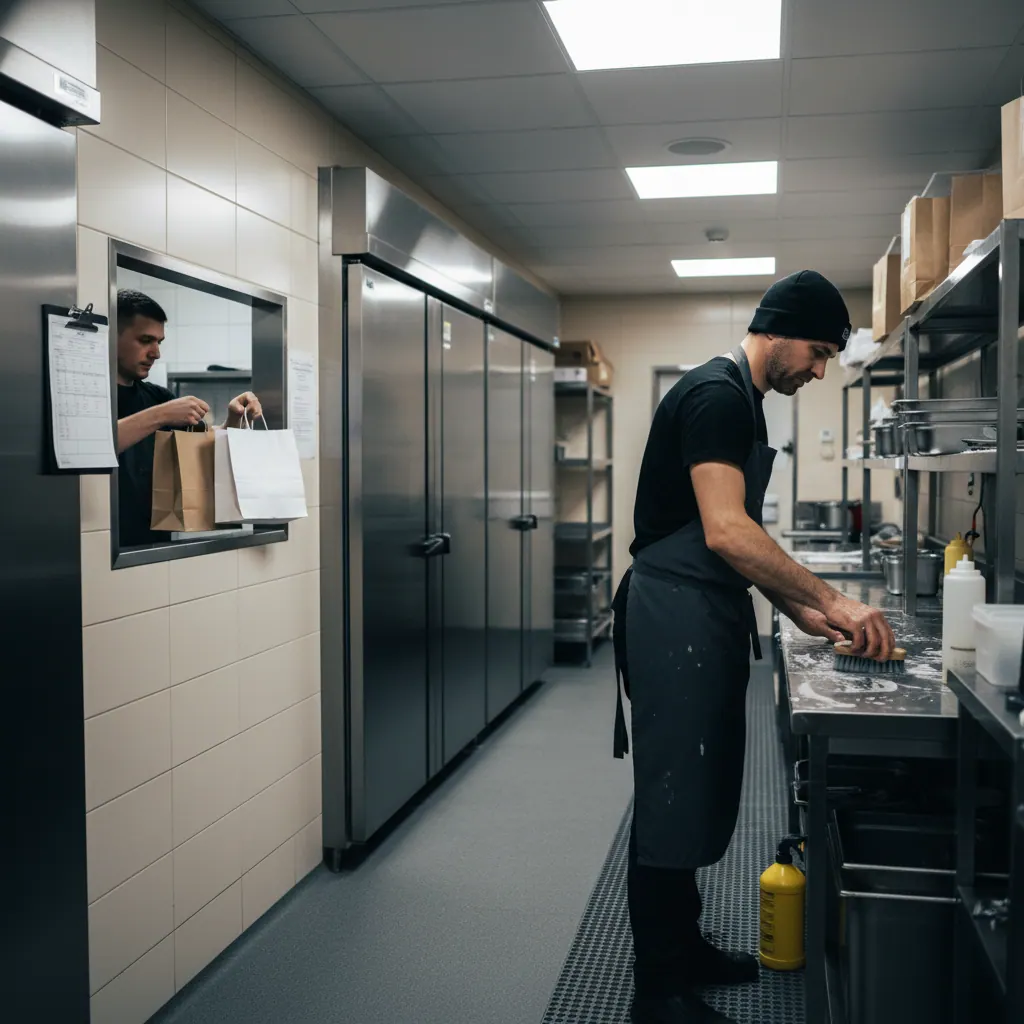 Dark kitchen / ghost kitchen cleaning requirements